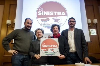 Maurizio Acerbo, Eleonora Forenza, Costanza Boccardi e Nicola Fratoianni 