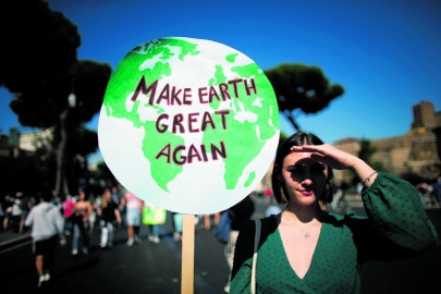 Roma, una manifestazione di Fridays for Future 